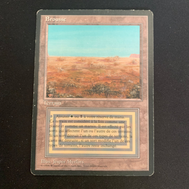 Scrubland - Foreign Black Bordered - French