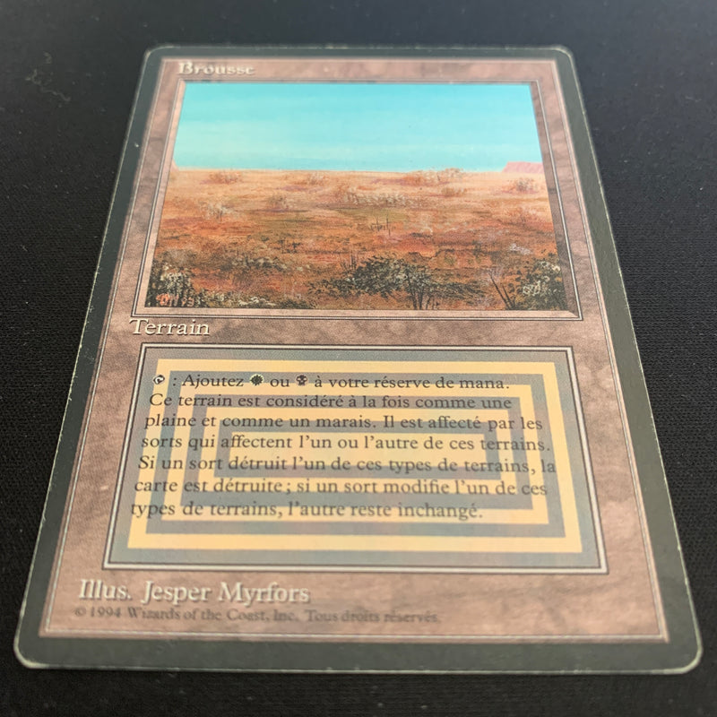 Scrubland - Foreign Black Bordered - French