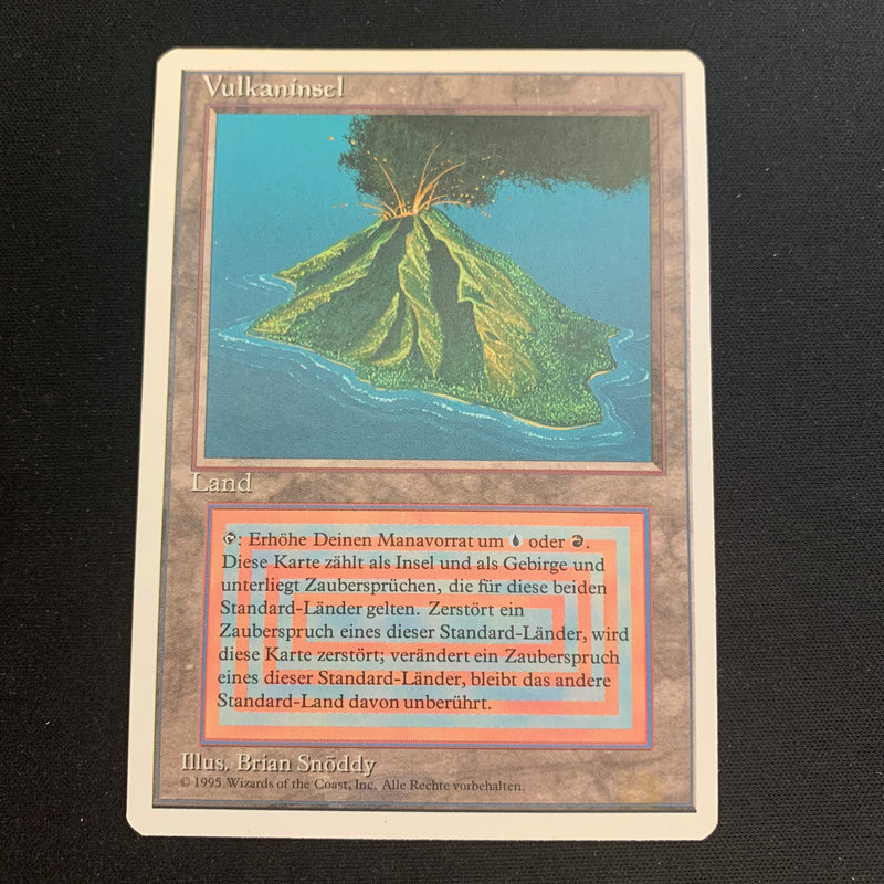 Volcanic Island - Foreign White Bordered - German