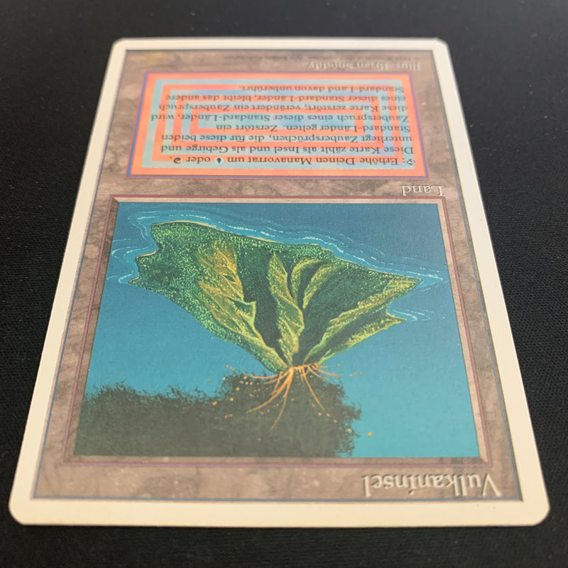 Volcanic Island - Foreign White Bordered - German