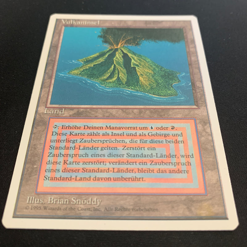 Volcanic Island - Foreign White Bordered - German