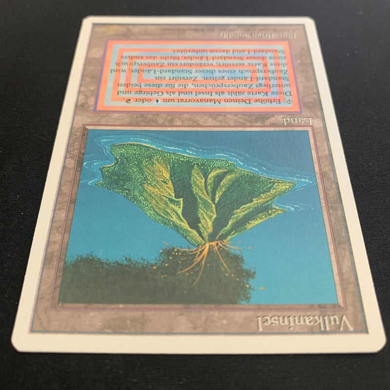 Volcanic Island - Foreign White Bordered - German