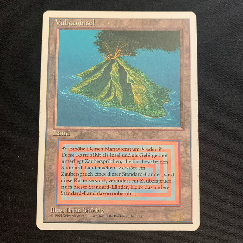 Volcanic Island - Foreign White Bordered - German