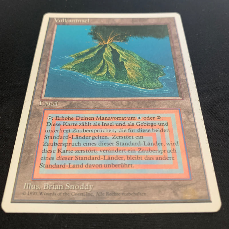 Volcanic Island - Foreign White Bordered - German