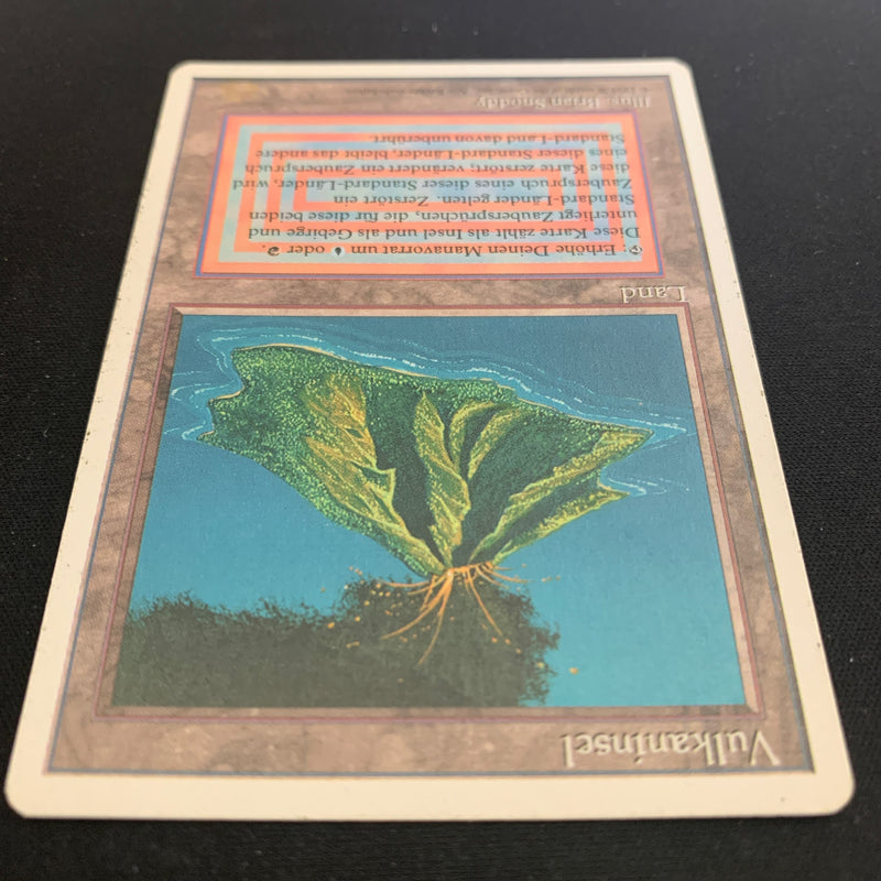 Volcanic Island - Foreign White Bordered - German