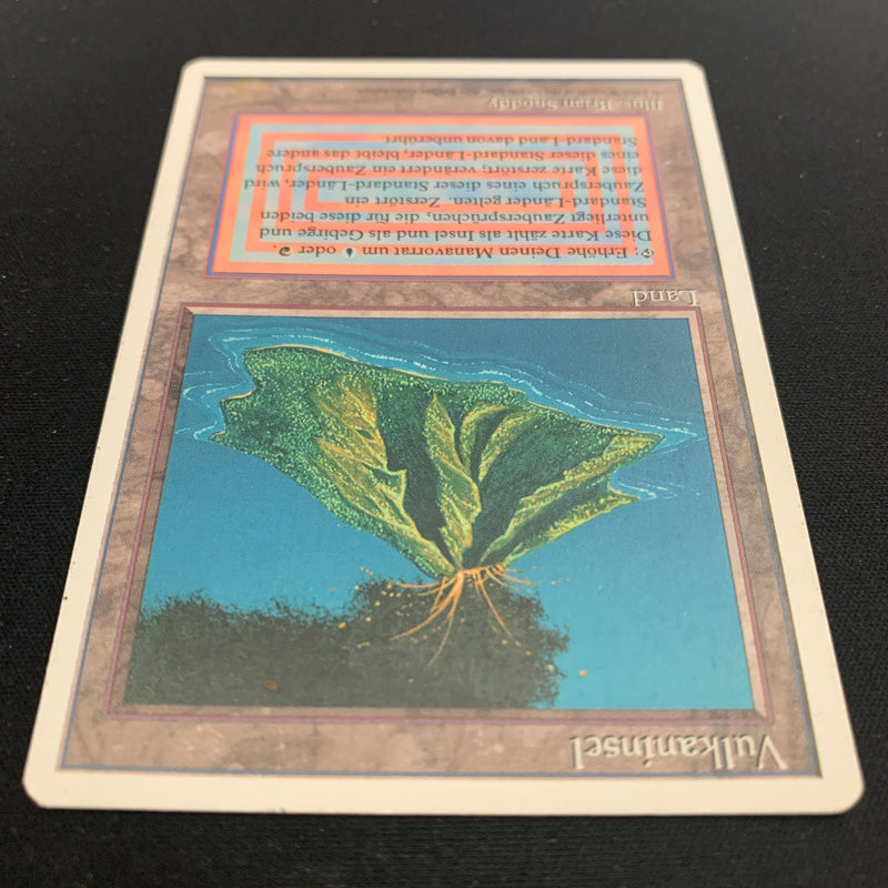 Volcanic Island - Foreign White Bordered - German