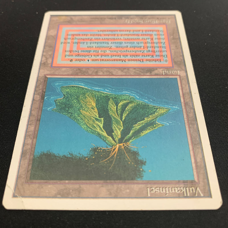 Volcanic Island - Foreign White Bordered - German