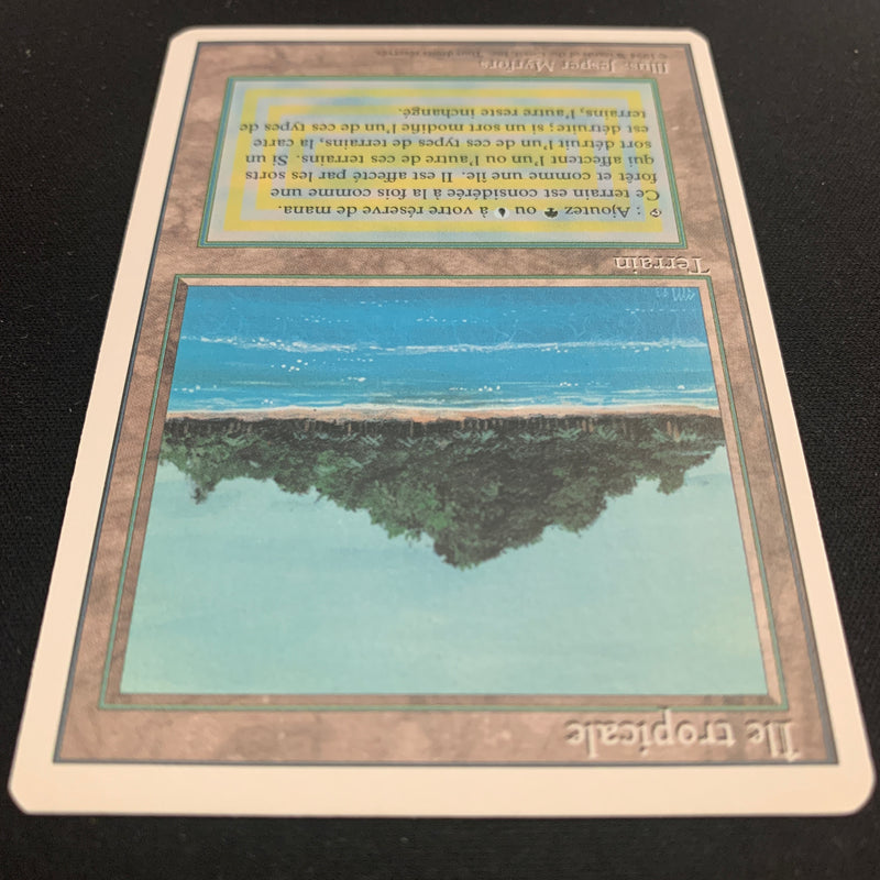 Tropical Island - Foreign White Bordered - French