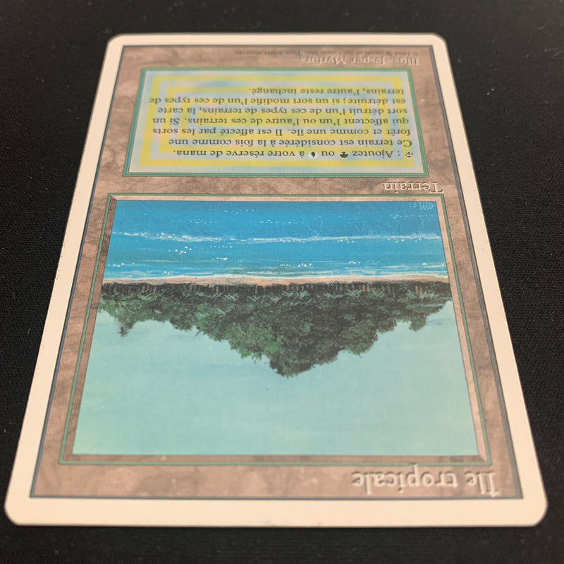 Tropical Island - Foreign White Bordered - French