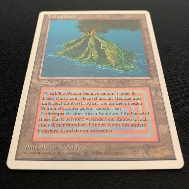 Volcanic Island - Foreign White Bordered - German