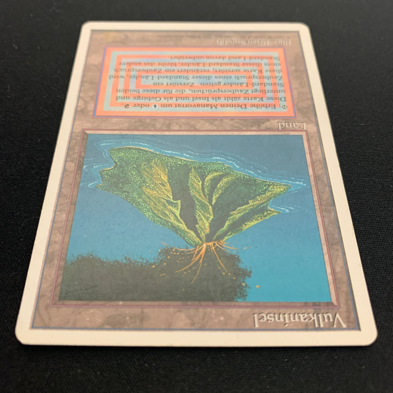 Volcanic Island - Foreign White Bordered - German