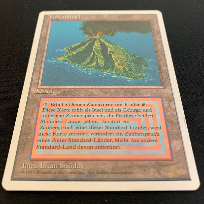 Volcanic Island - Foreign White Bordered - German