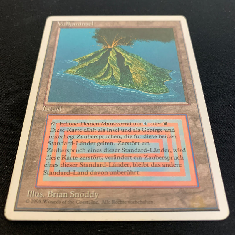 Volcanic Island - Foreign White Bordered - German