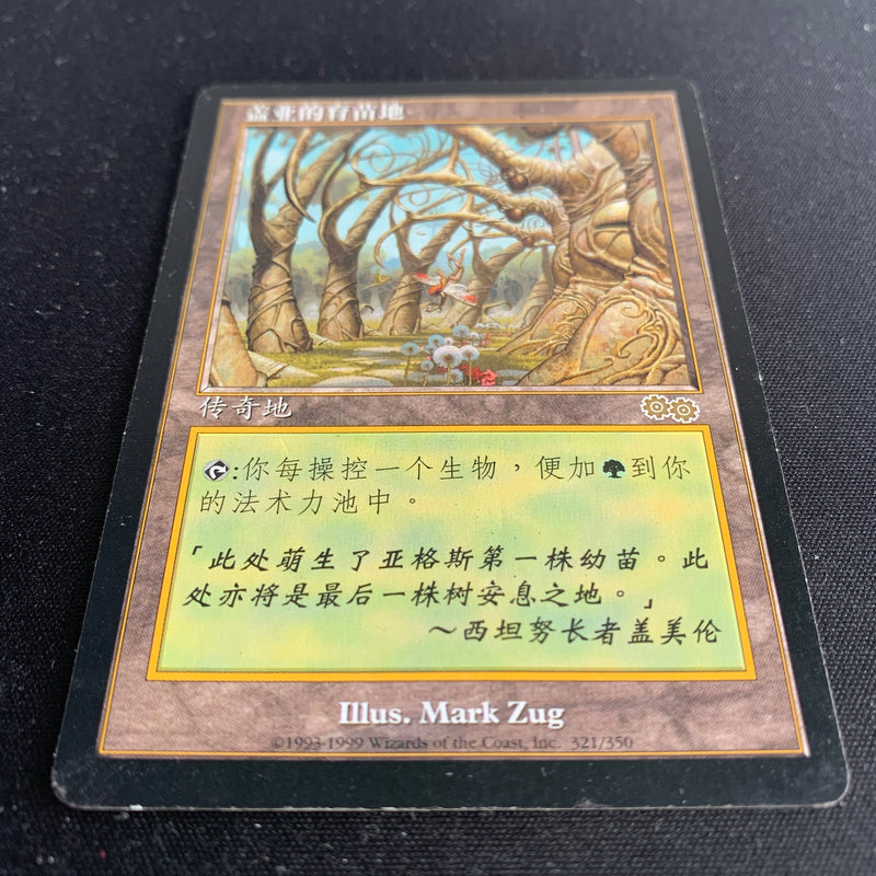 Gaea's Cradle - Urza's Saga - Simplified Chinese