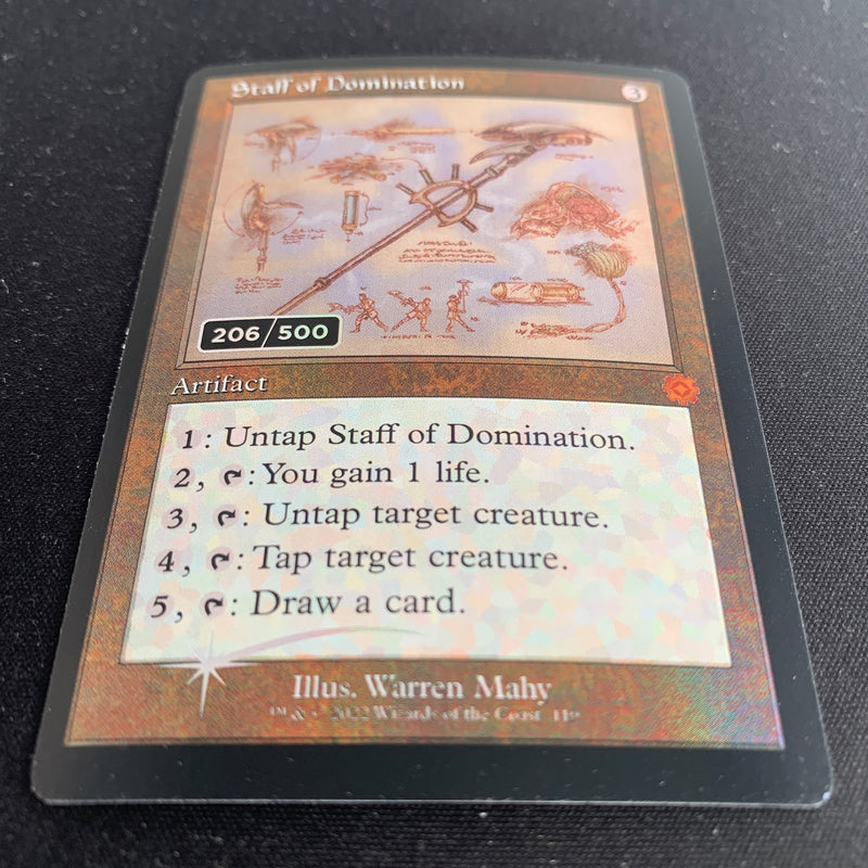 [FOIL] Staff of Domination (Version 3) - Retro Frame Artifacts - NM, 206/500