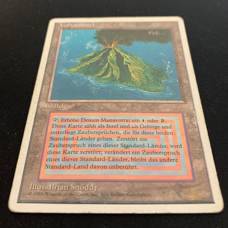 Volcanic Island - Foreign White Bordered - German