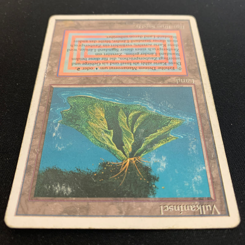 Volcanic Island - Foreign White Bordered - German