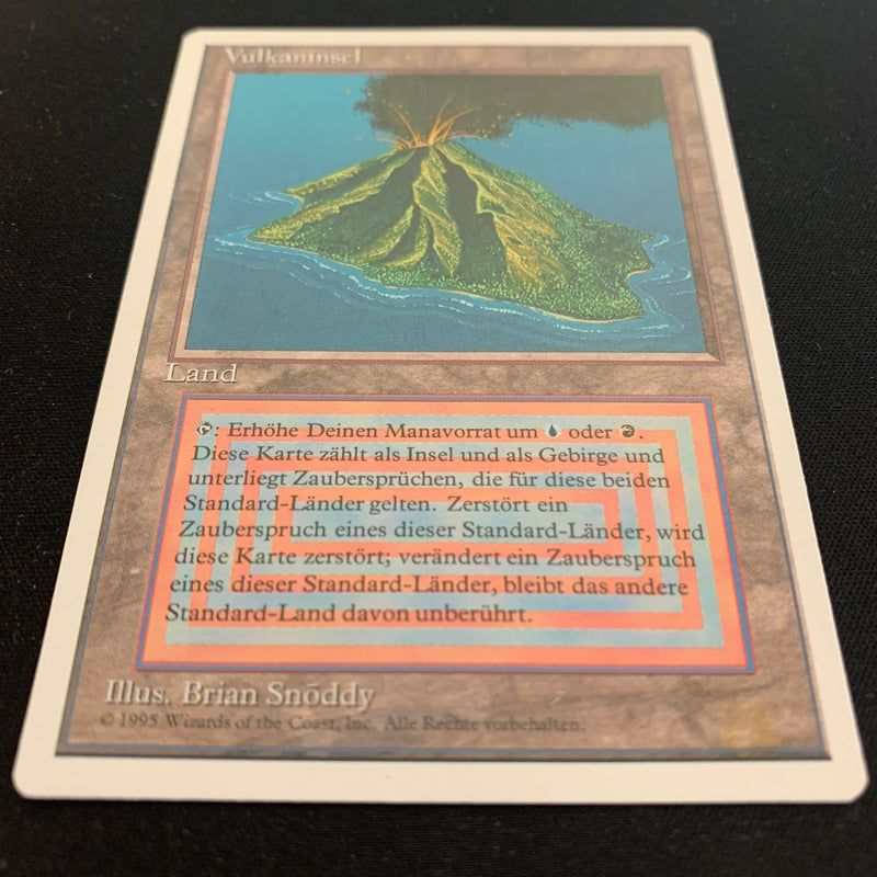 Volcanic Island - Foreign White Bordered - German