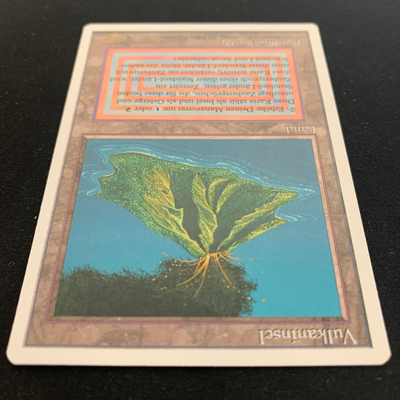 Volcanic Island - Foreign White Bordered - German