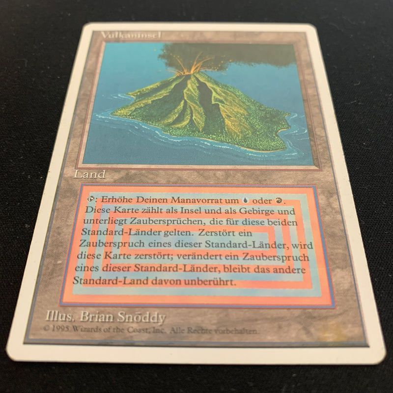 Volcanic Island - Foreign White Bordered - German