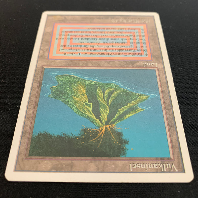 Volcanic Island - Foreign White Bordered - German