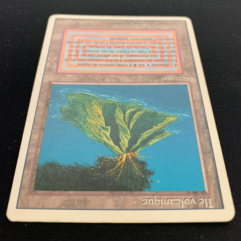 Volcanic Island - Foreign White Bordered - French