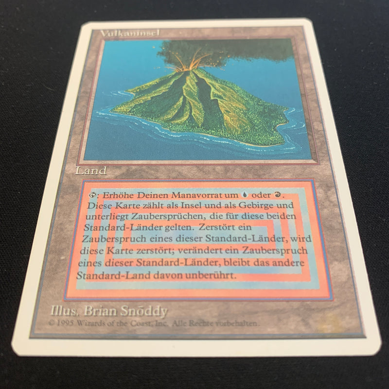 Volcanic Island - Foreign White Bordered - German