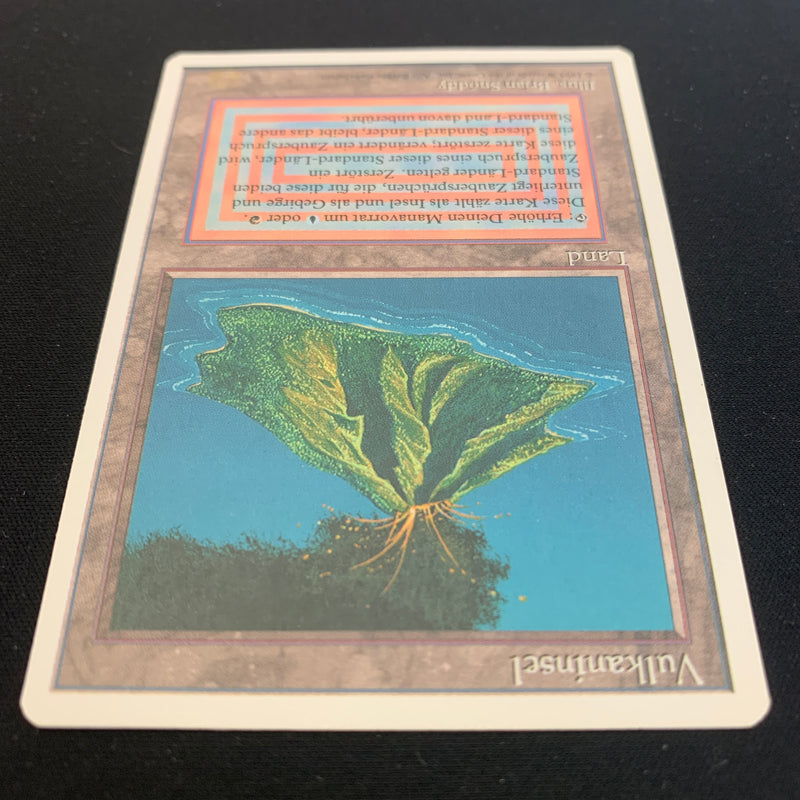 Volcanic Island - Foreign White Bordered - German