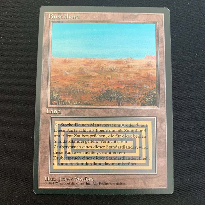 Scrubland - Foreign Black Bordered - German