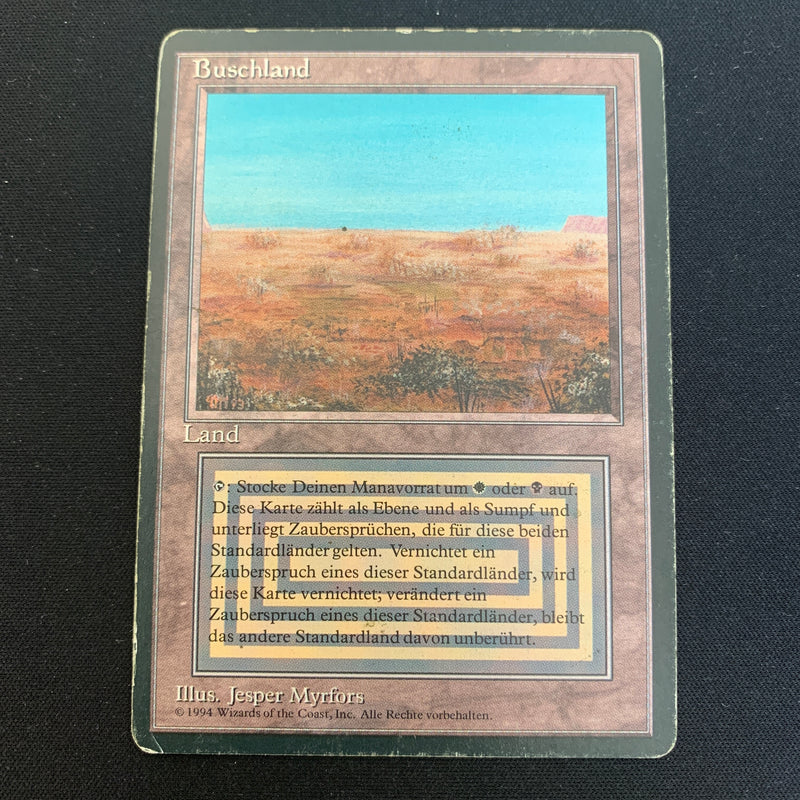 Scrubland - Foreign Black Bordered - German