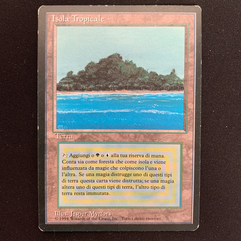 Tropical Island - Foreign Black Bordered - Italian