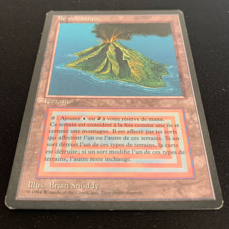 Volcanic Island - Foreign Black Bordered - French