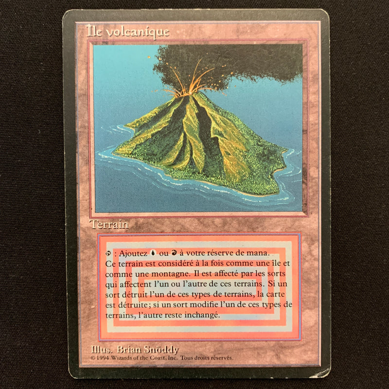 Volcanic Island - Foreign Black Bordered - French