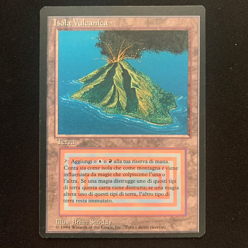 Volcanic Island - Foreign Black Bordered - Italian