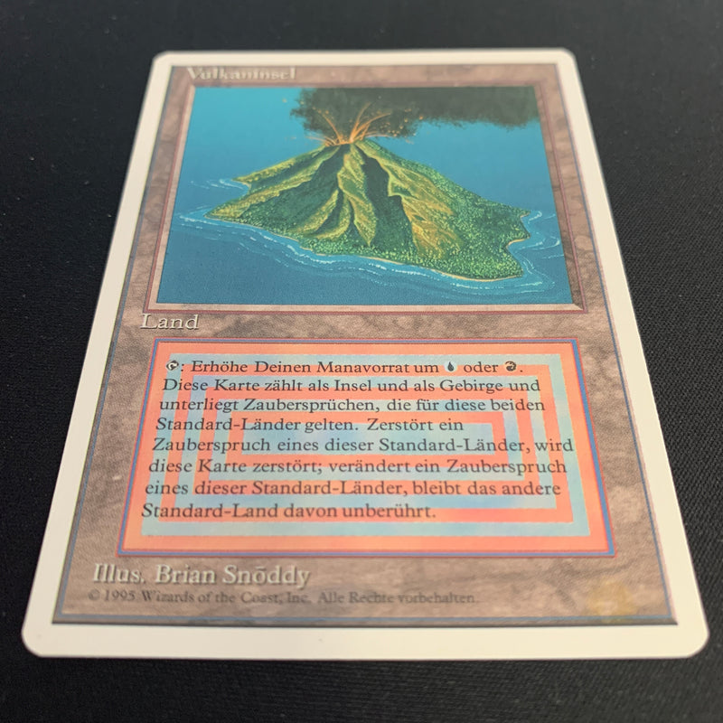 Volcanic Island - Foreign White Bordered - German