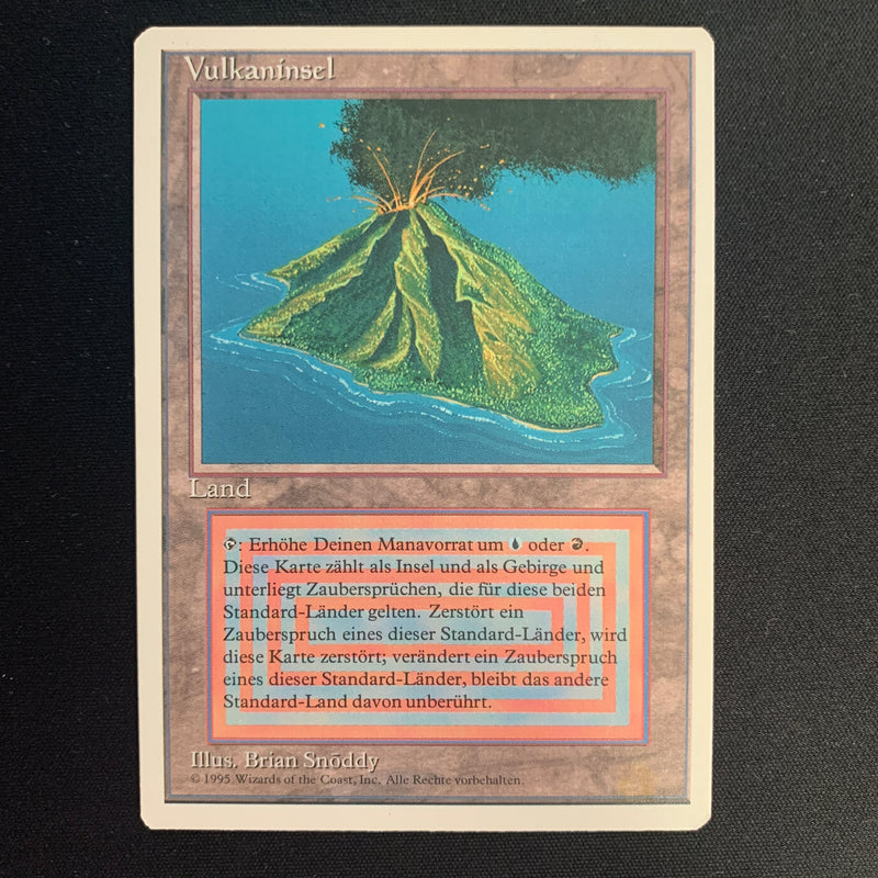 Volcanic Island - Foreign White Bordered - German