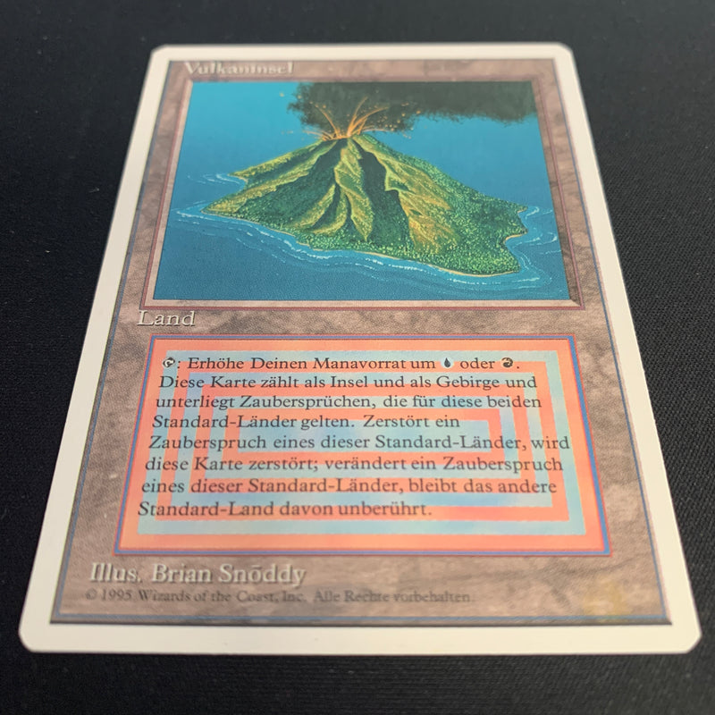 Volcanic Island - Foreign White Bordered - German