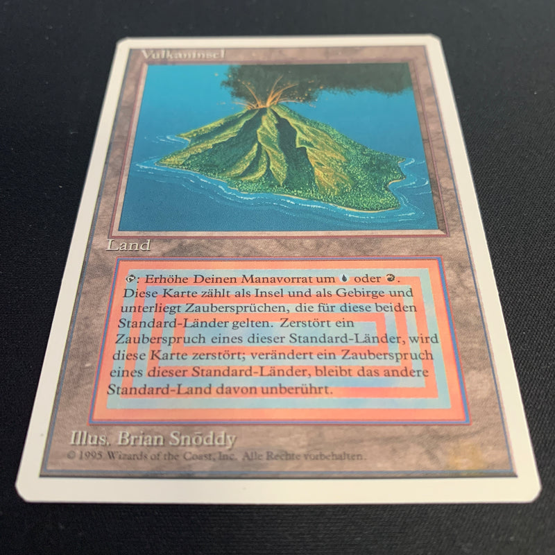 Volcanic Island - Foreign White Bordered - German