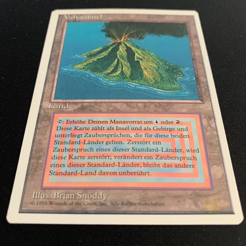 Volcanic Island - Foreign White Bordered - German