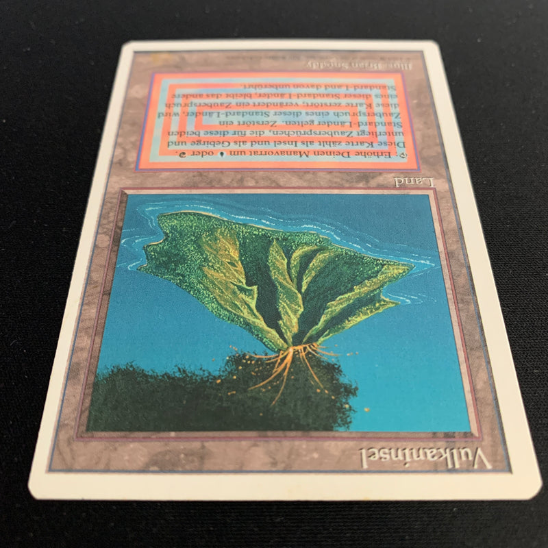 Volcanic Island - Foreign White Bordered - German