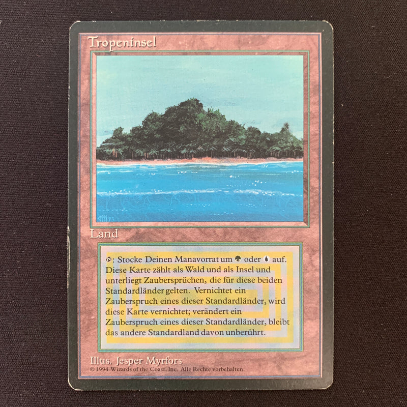 Tropical Island - Foreign Black Bordered - German