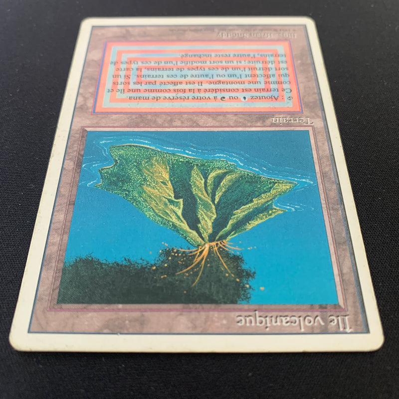 Volcanic Island - Foreign White Bordered - French