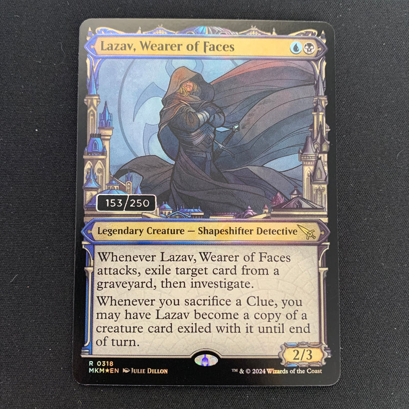 [FOIL] Lazav, Wearer of Faces (Serial Number) - Murders at Karlov Manor: Extras - NM, 153/300