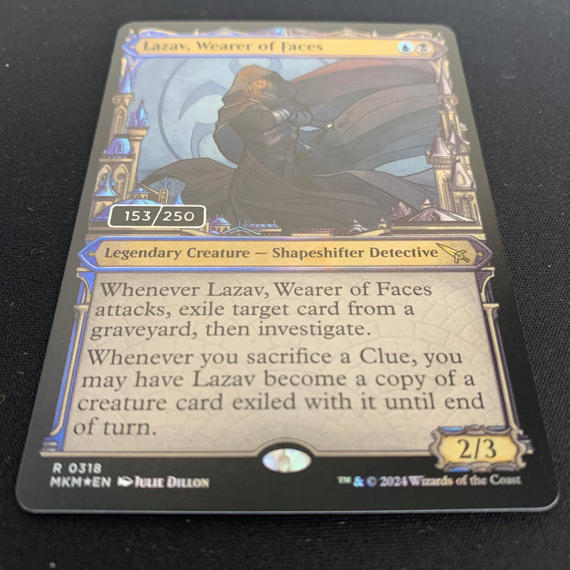 [FOIL] Lazav, Wearer of Faces (Serial Number) - Murders at Karlov Manor: Extras - NM, 153/300