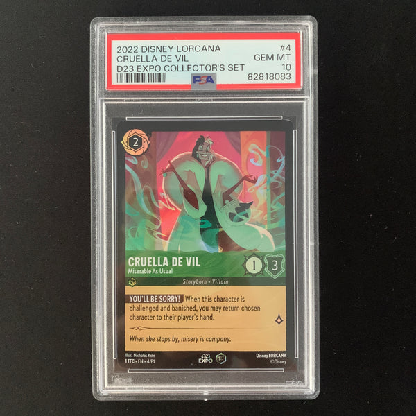 Cruella De Vil - Miserable As Usual - Promos - PSA 10