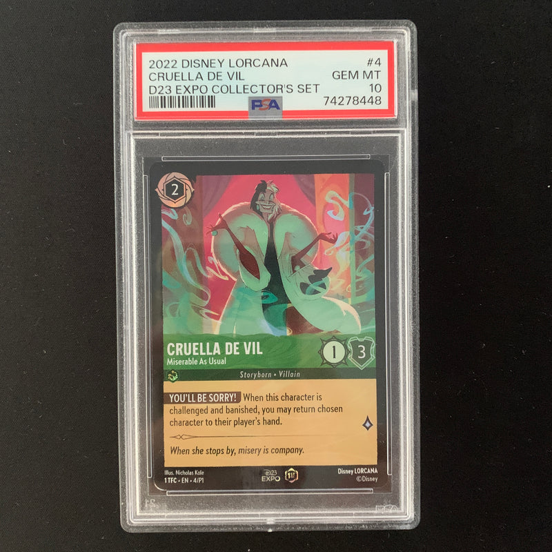 Cruella De Vil - Miserable As Usual - Promos - PSA 10