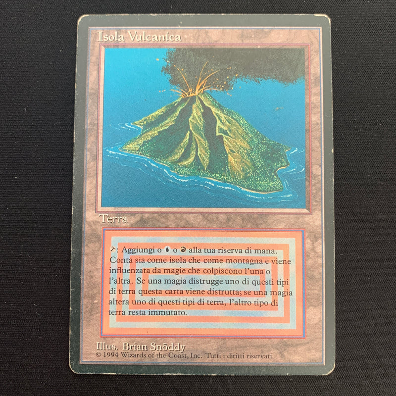 Volcanic Island - Foreign Black Bordered - Italian