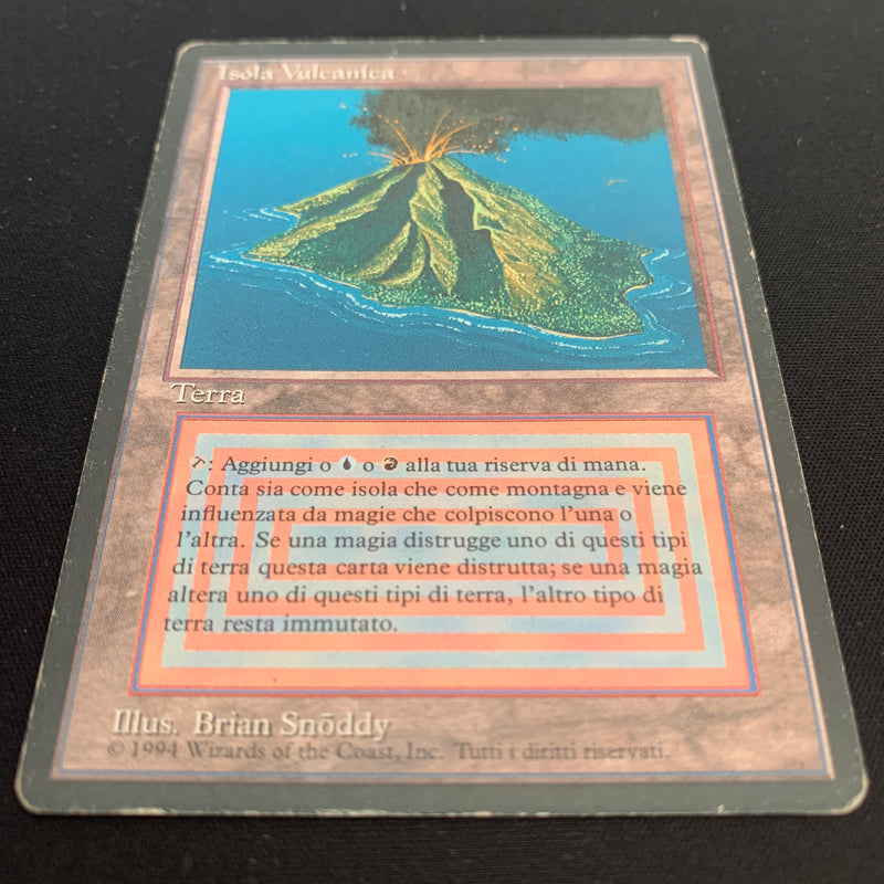 Volcanic Island - Foreign Black Bordered - Italian