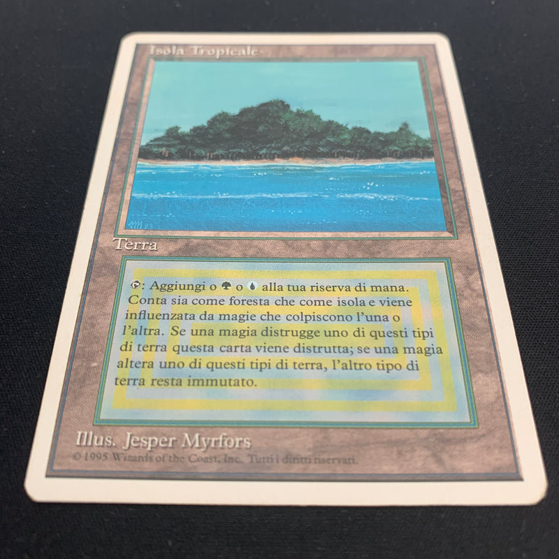 Tropical Island - Foreign White Bordered - Italian