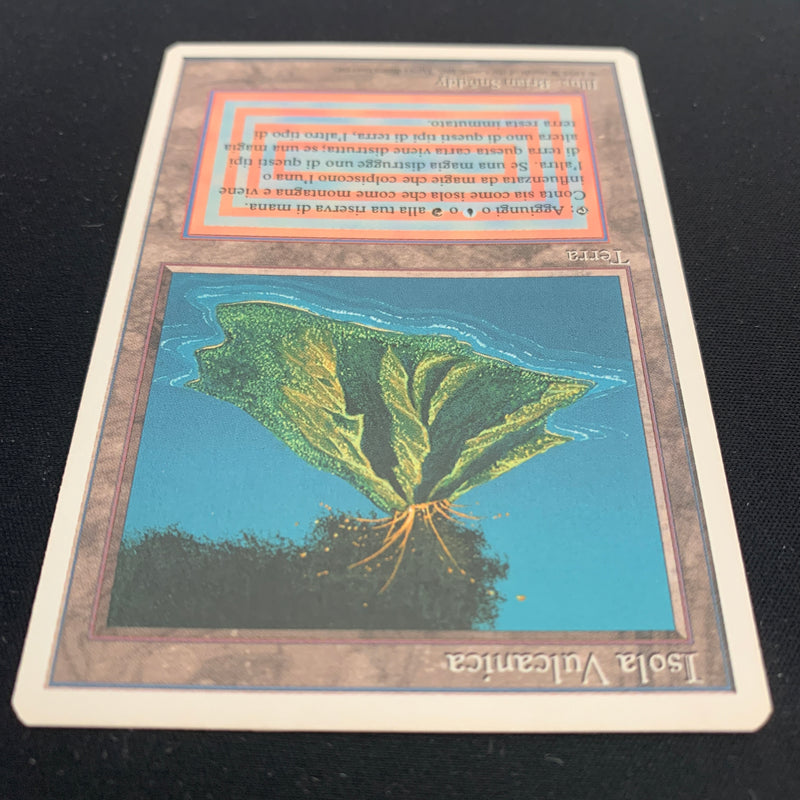 Volcanic Island - Foreign White Bordered - Italian